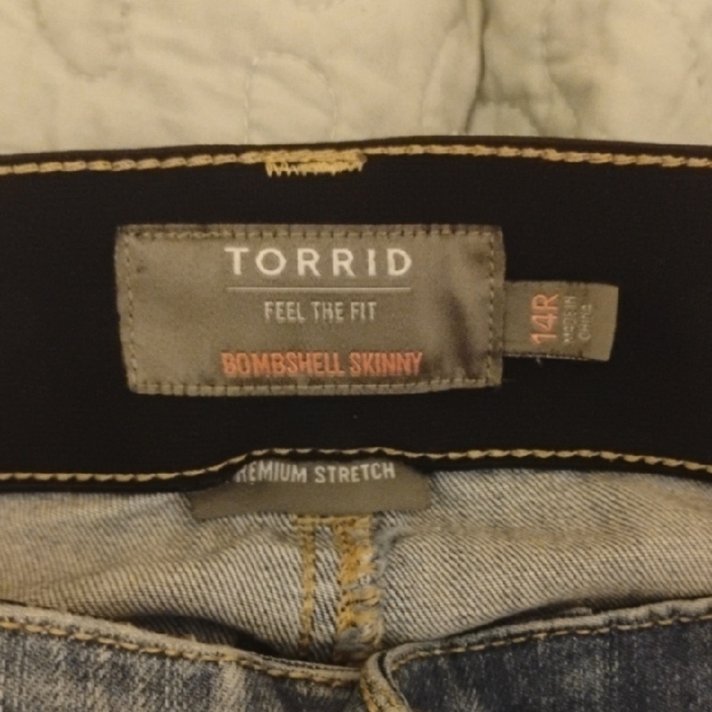 Torrid Bombshell Skinny Jeans in Classic Blue